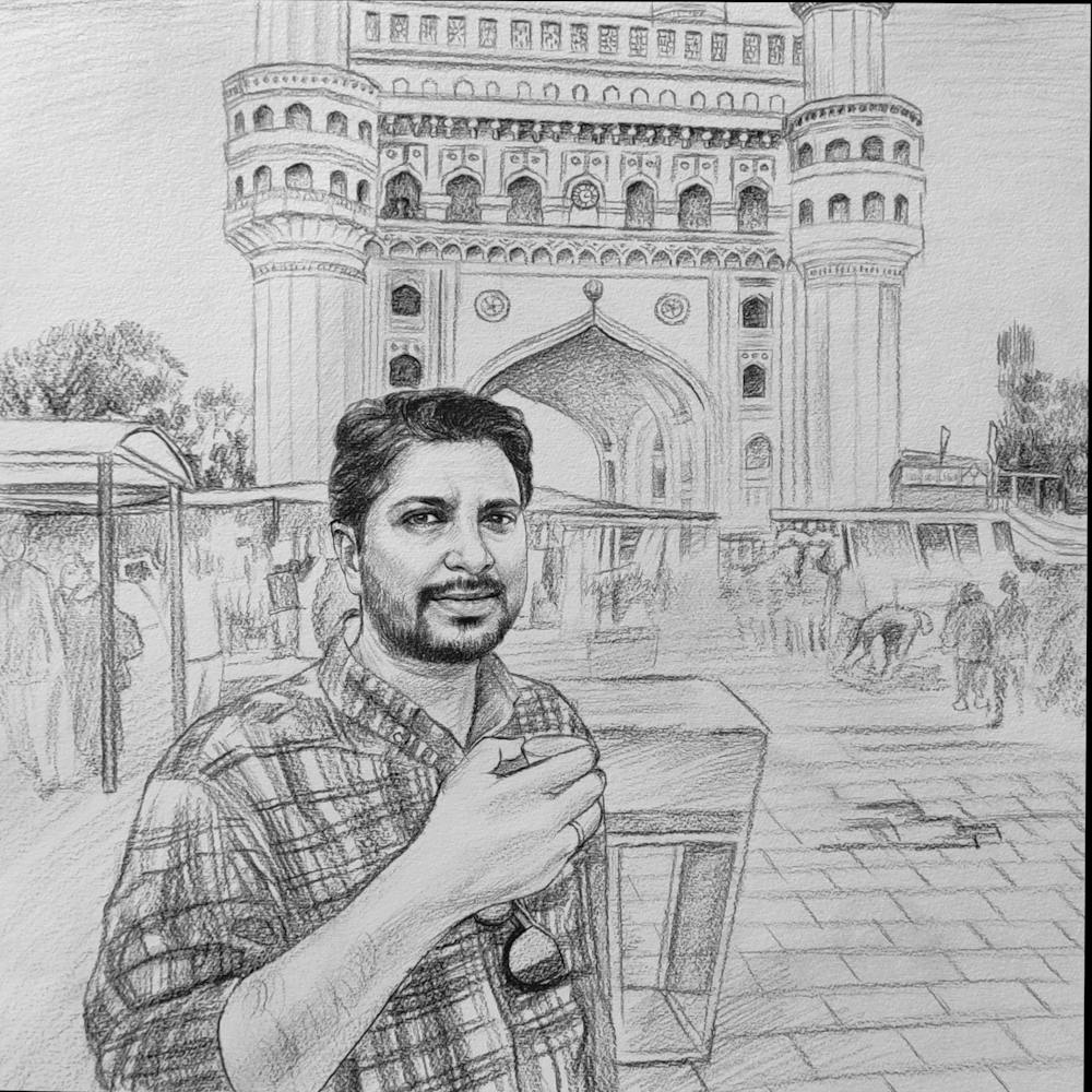 Artist-Rendered Painting