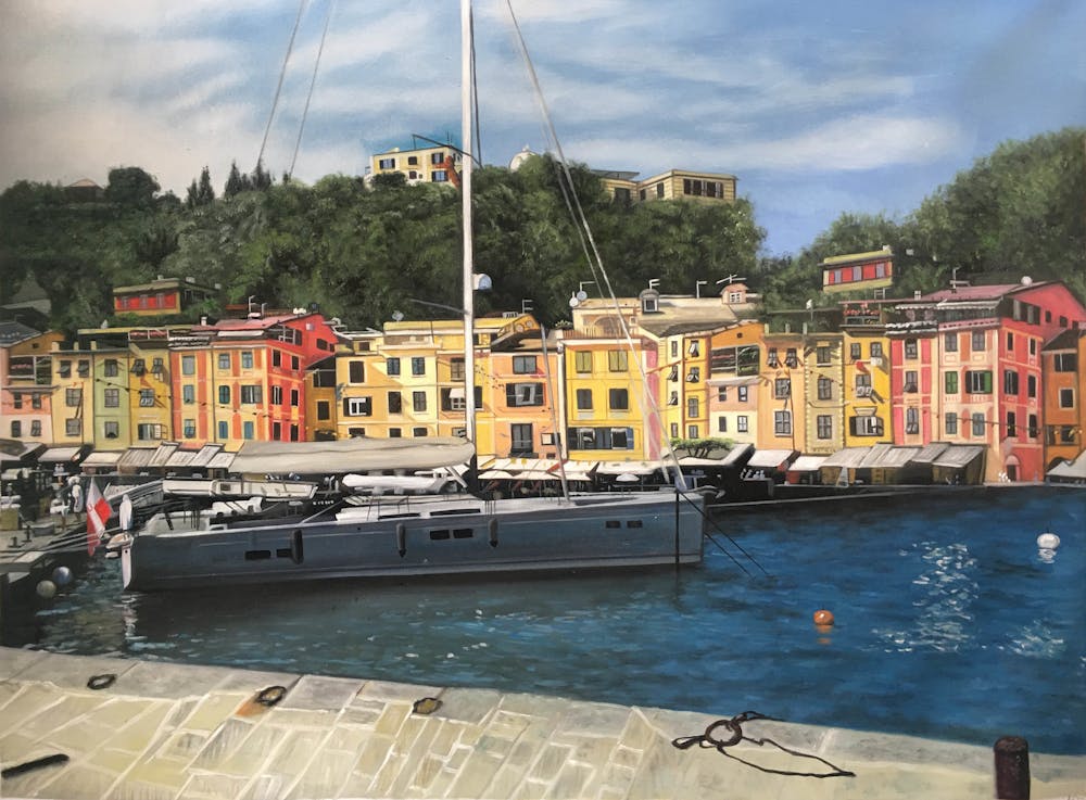 Artist-Rendered Painting