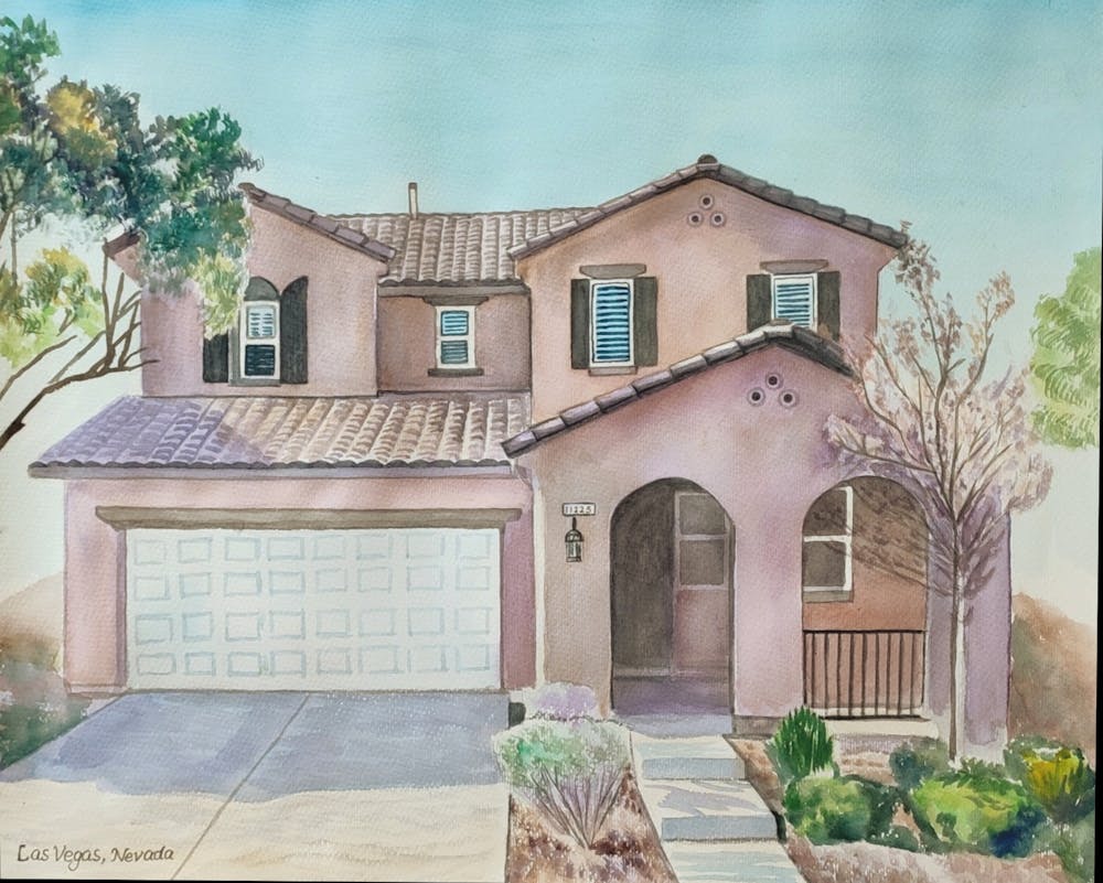 Artist-Rendered Painting