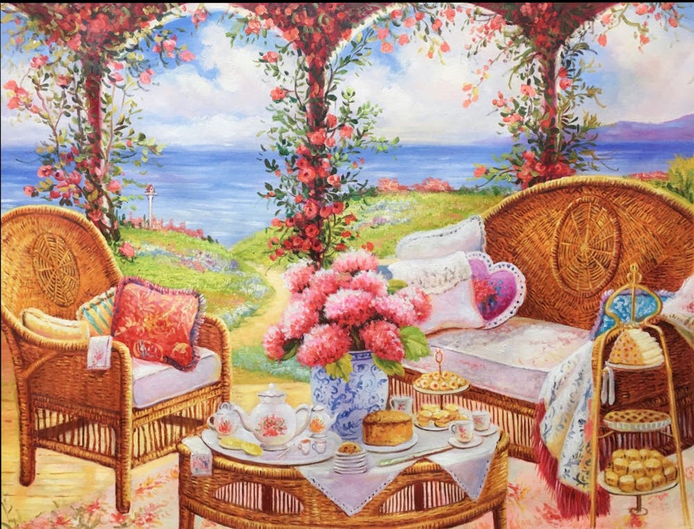 Artist-Rendered Painting