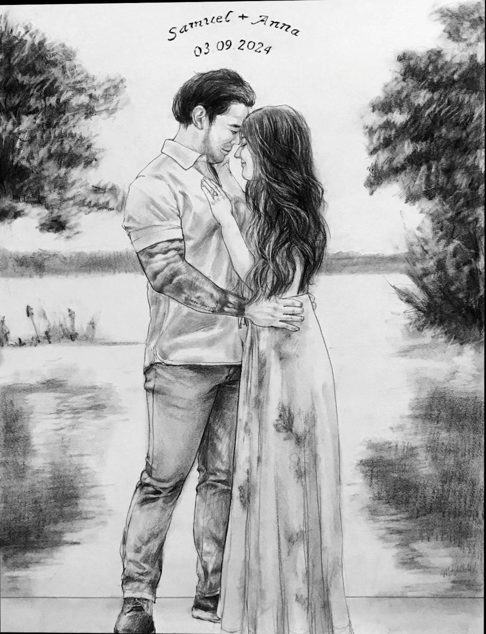 Artist-Rendered Painting