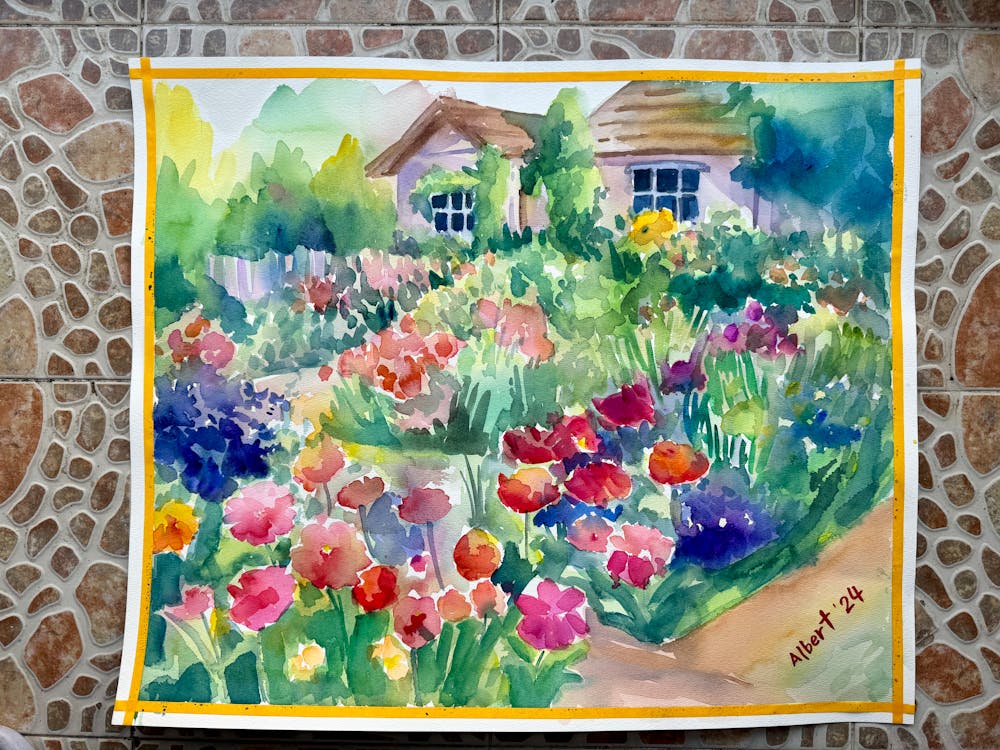 Artist-Rendered Painting