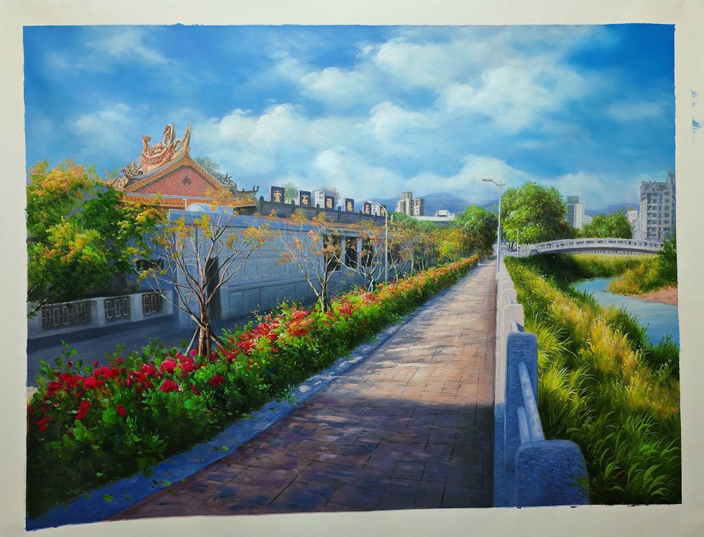 Artist-Rendered Painting