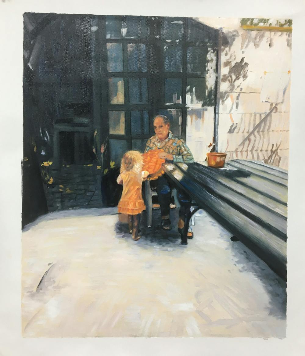 Artist-Rendered Painting