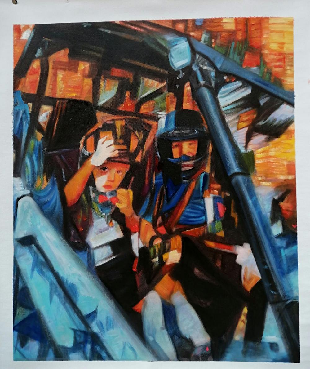 Artist-Rendered Painting