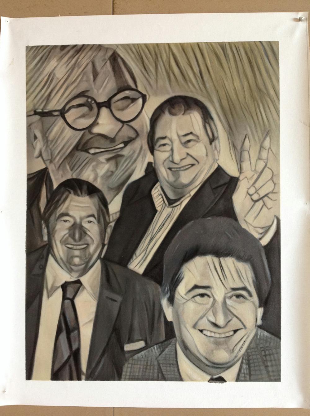 Artist-Rendered Painting