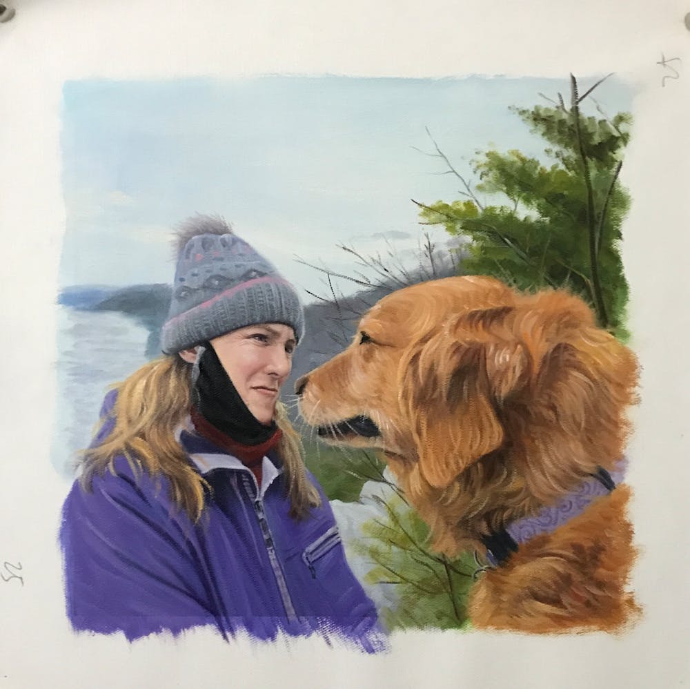 Artist-Rendered Painting