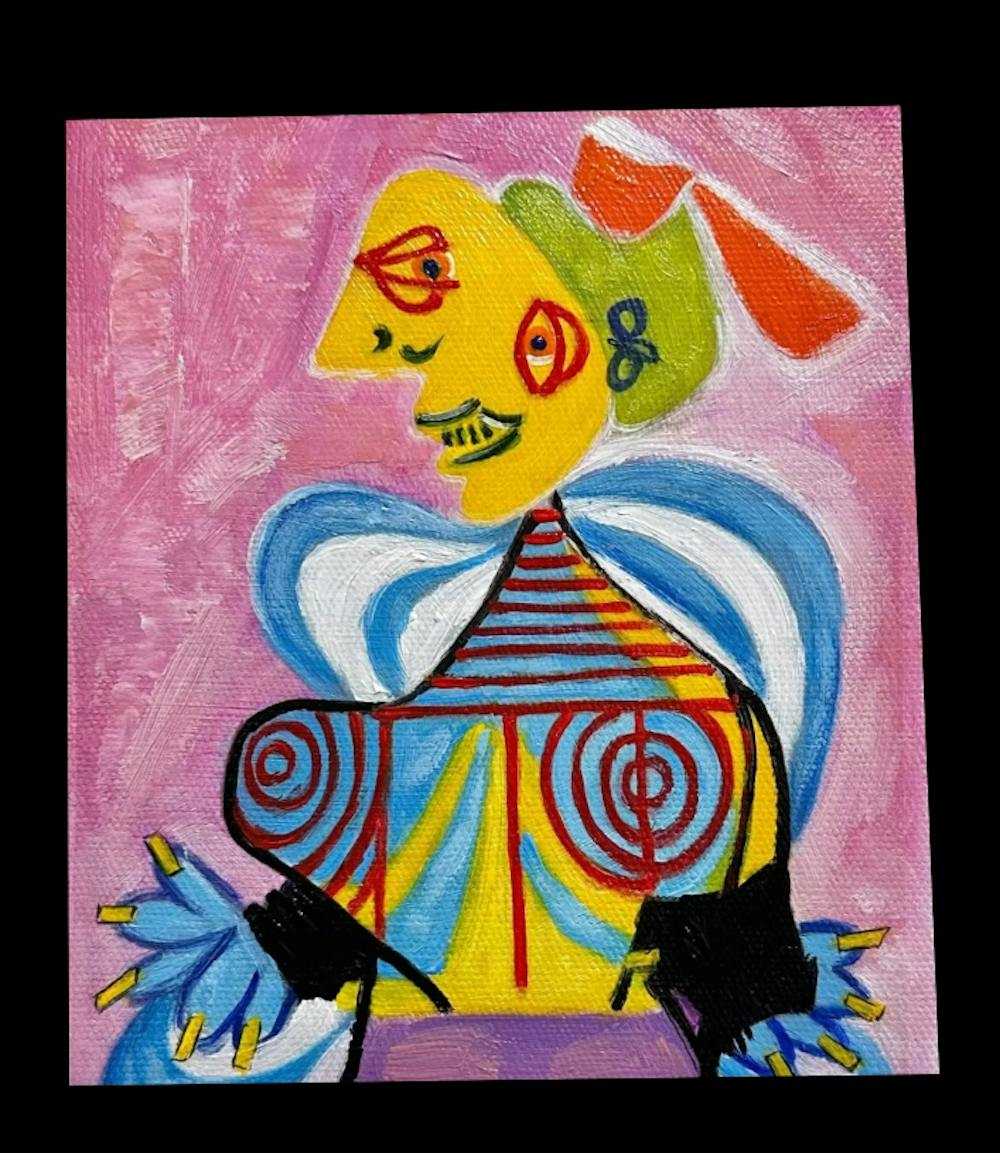 Artist-Rendered Painting