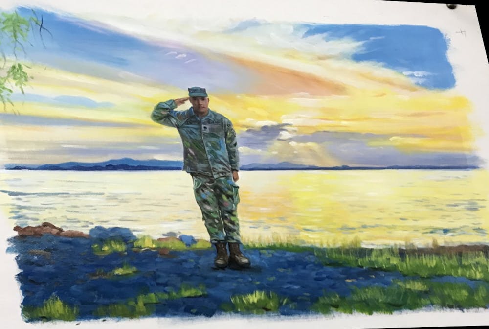 Artist-Rendered Painting