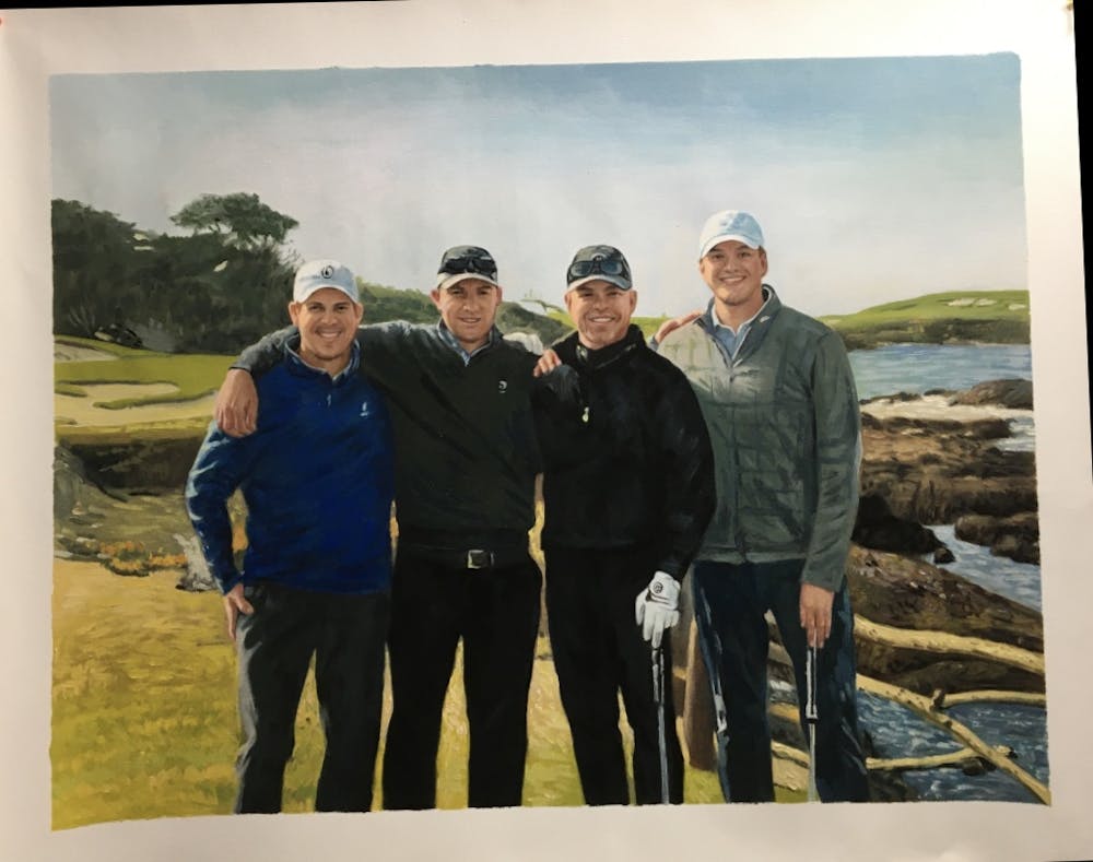 Artist-Rendered Painting