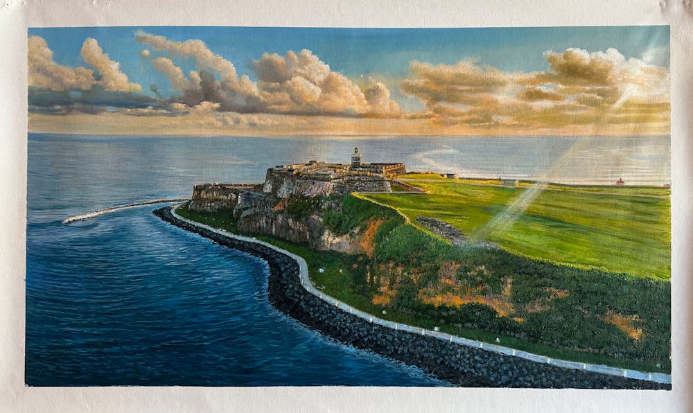 Artist-Rendered Painting