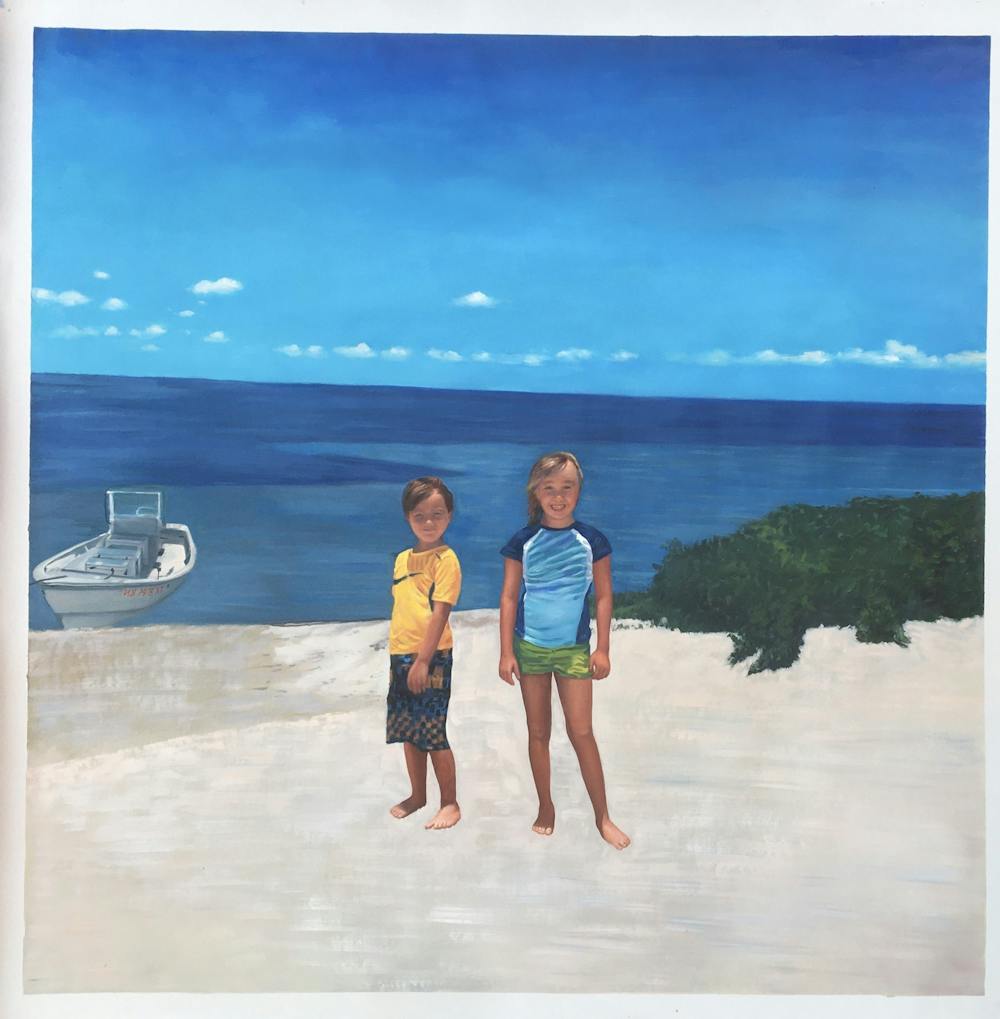 Artist-Rendered Painting