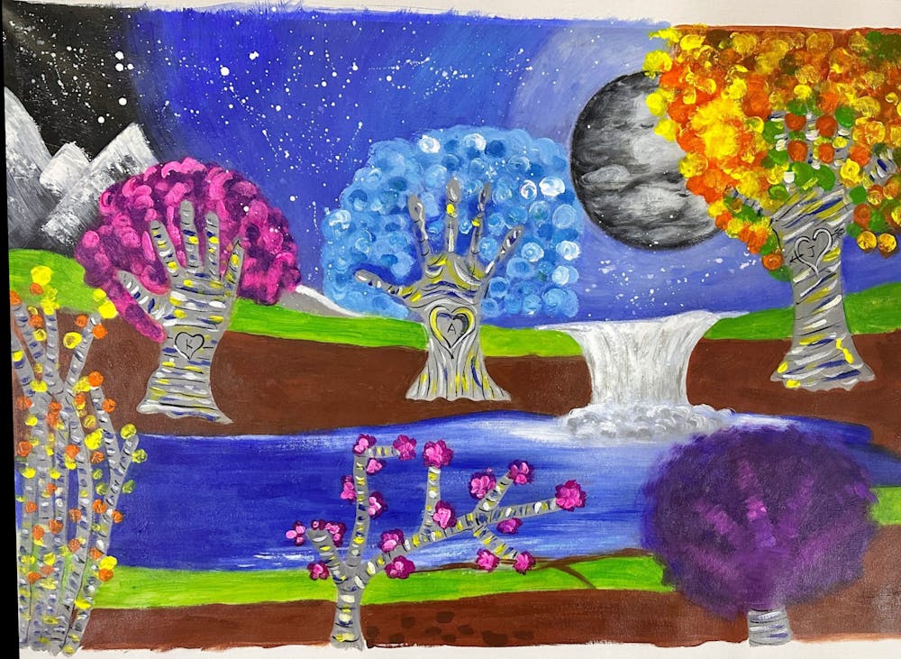 Artist-Rendered Painting