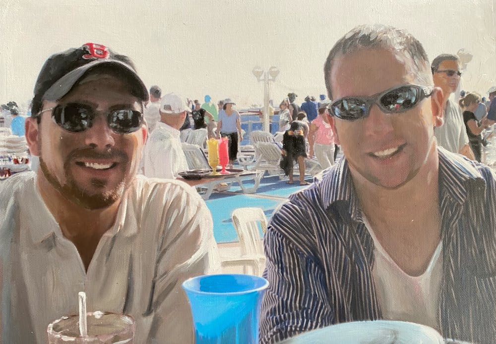 Artist-Rendered Painting