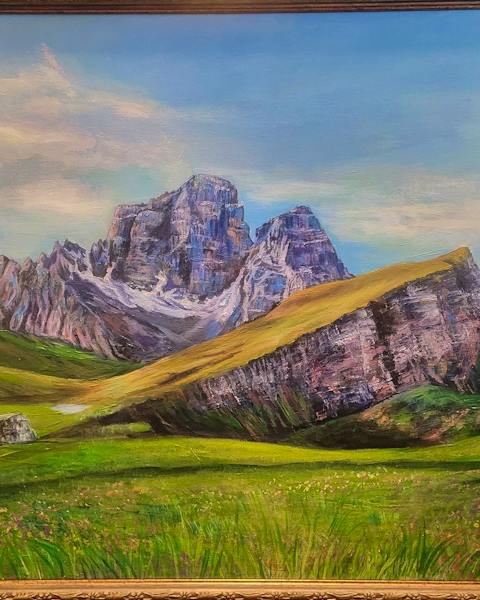 Custom oil painting from a customer photo