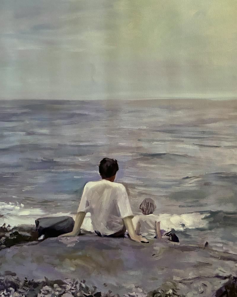 Watercolor painting made in America from a customer photo