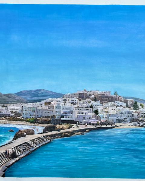 Custom oil painting from a customer photo