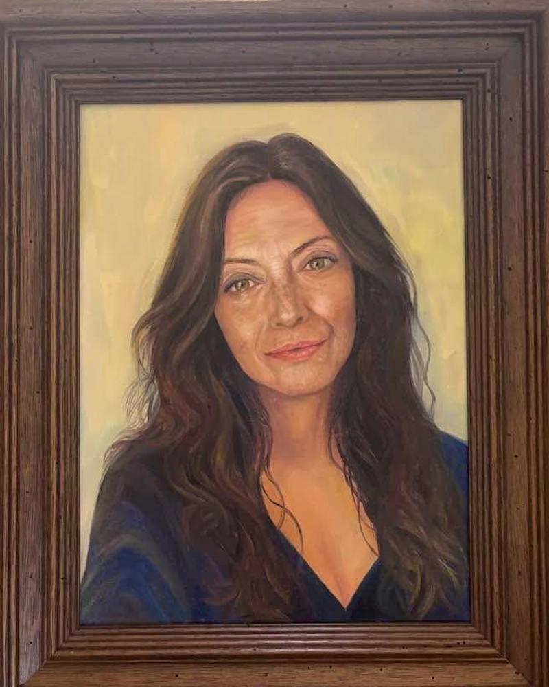 Oil painting made in America from a customer photo