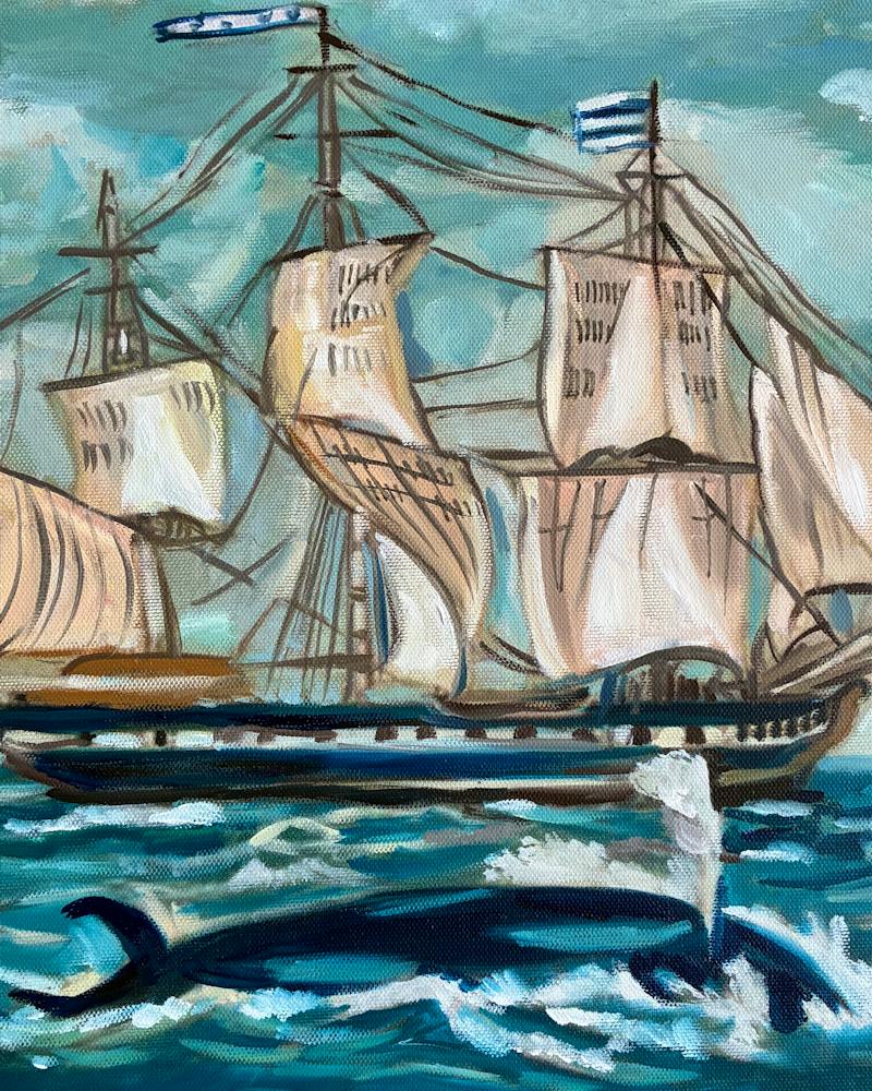 Oil painting made in America from a customer photo
