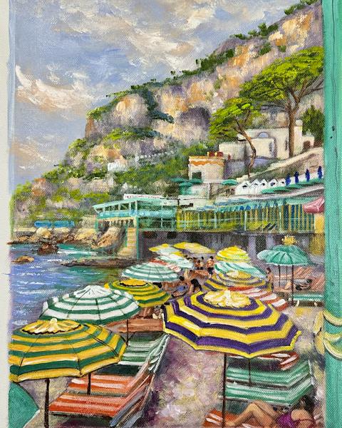 Custom oil painting from a customer photo