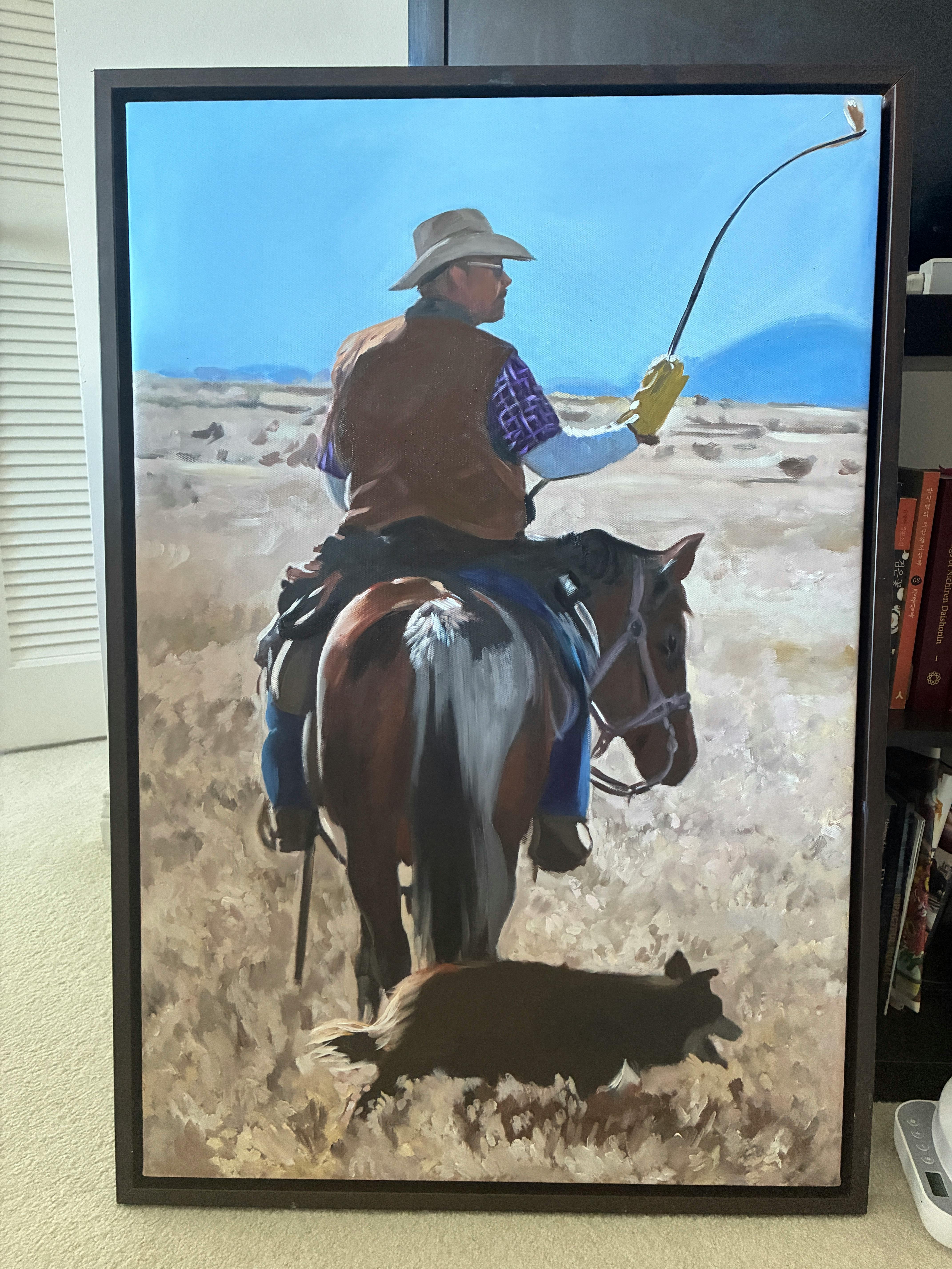 Oil painting made in America from a customer photo