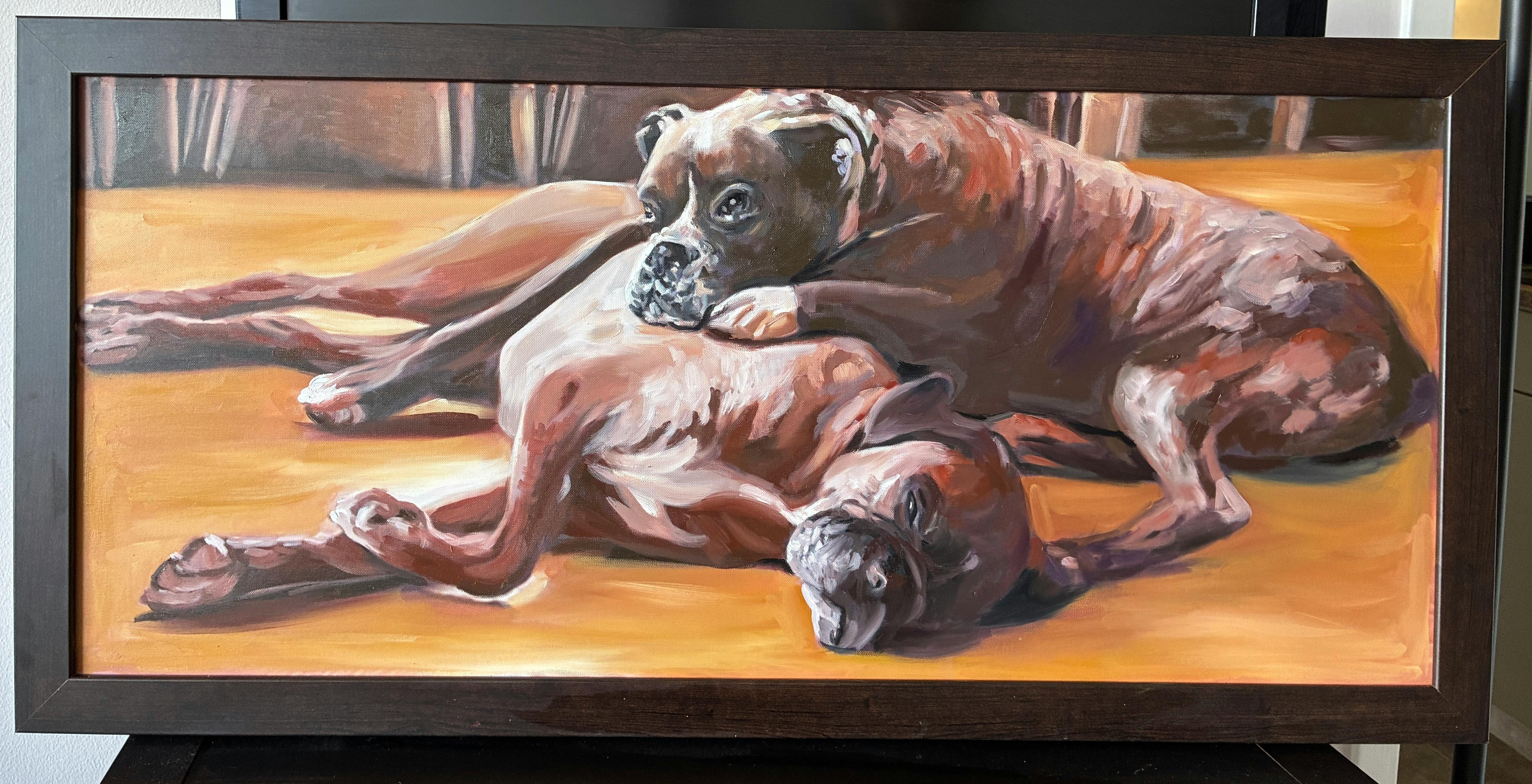 Oil painting made in America from a customer photo
