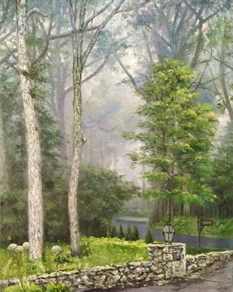 Custom oil painting from a customer photo