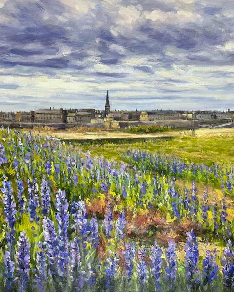 Custom oil painting from a customer photo