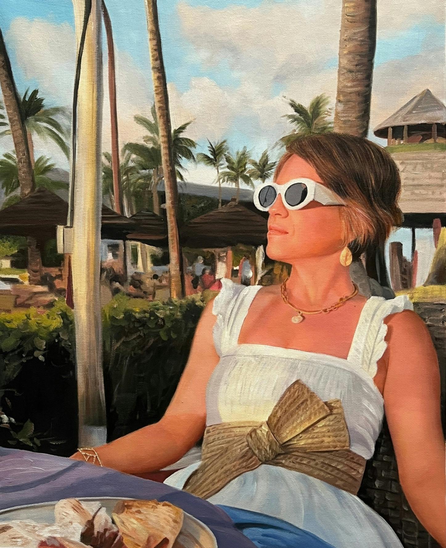 Custom oil painting from a customer photo