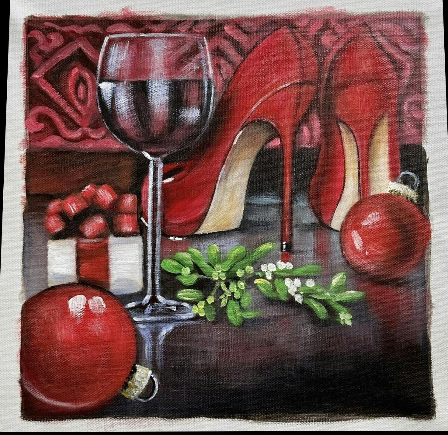 Custom oil painting from a customer photo