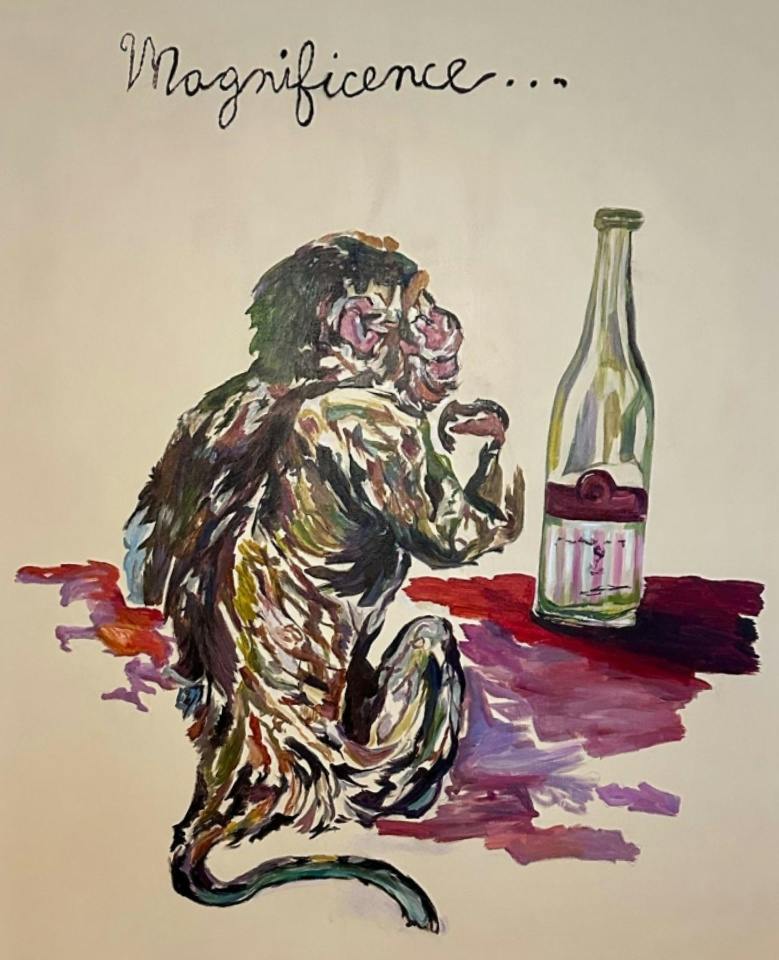 Oil painting made in America from a customer photo